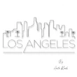 Los Angeles skyline machine embroidery design