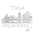 Tulsa, Oklahoma Skyline
