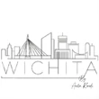 Wichita skyline machine embroidery design