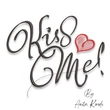 kiss me embroidery design with heart