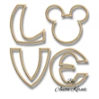 Mickey Love Applique