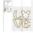 Mickey Love Applique