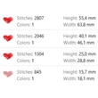 Scribble heart embroidery machine design