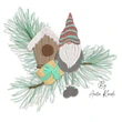 woodland Christmas embroidery