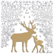 deer and fawn embroidery