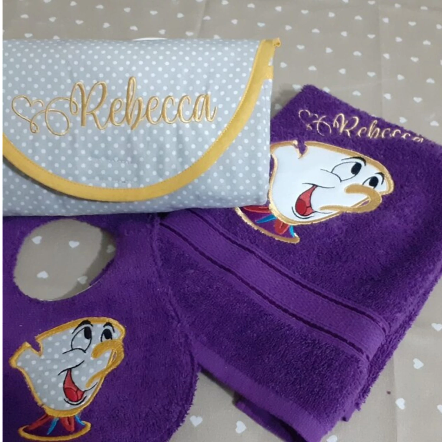 cup applique design