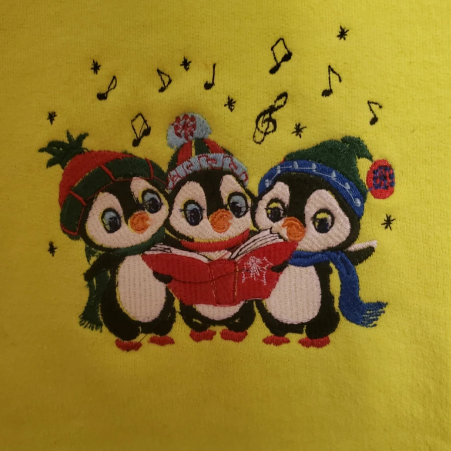 Christmas machine embroidery