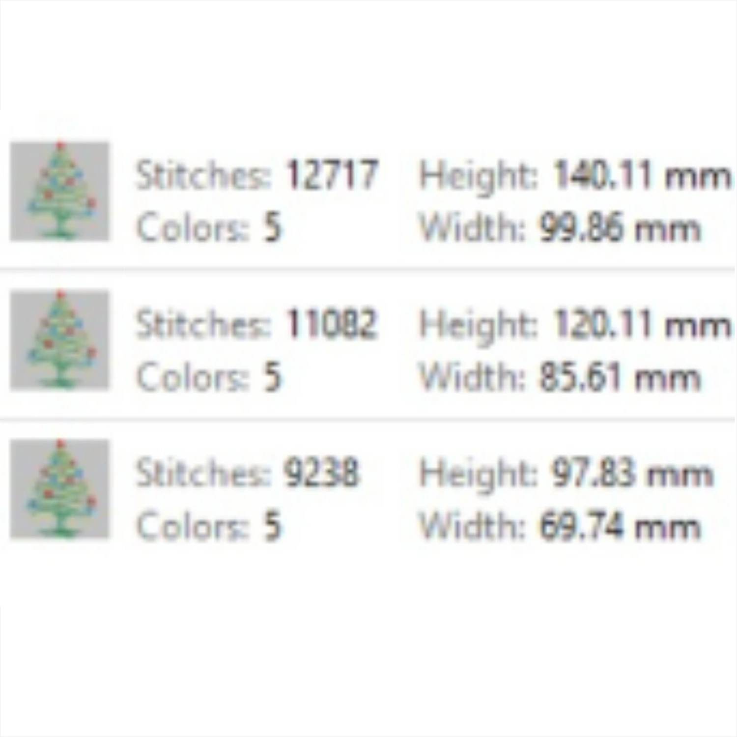Mickey Mouse Christmas tree embroidery design with stars