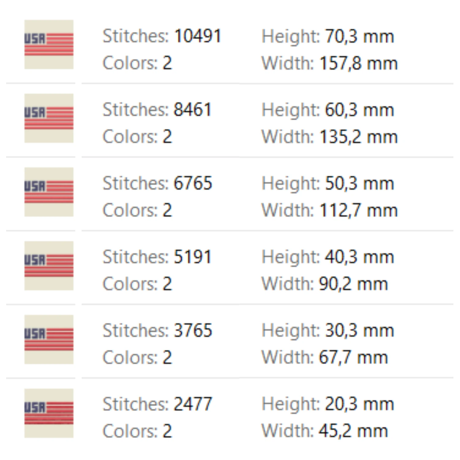 Patriotic USA lettering and American flag embroidery design