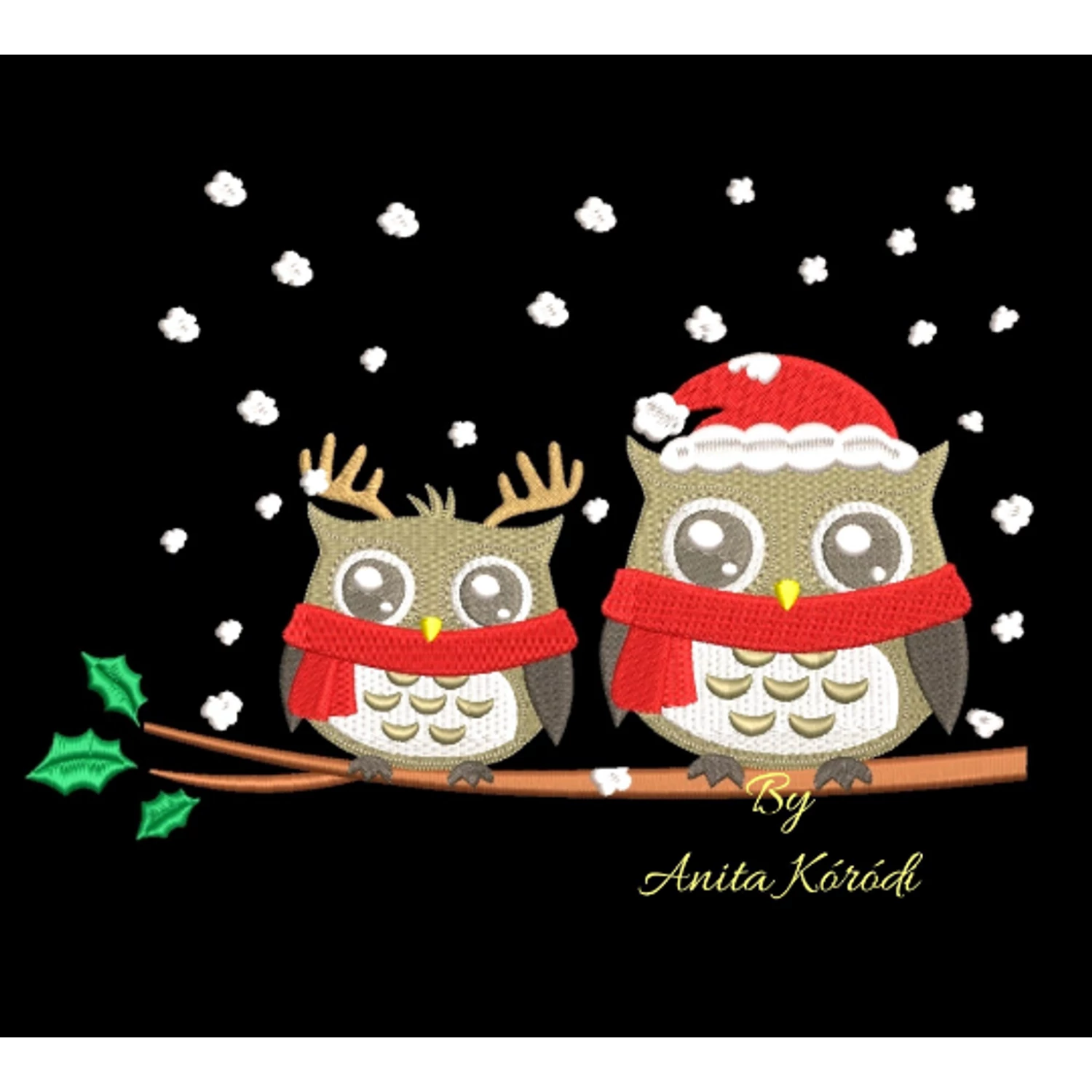 Owls christmas