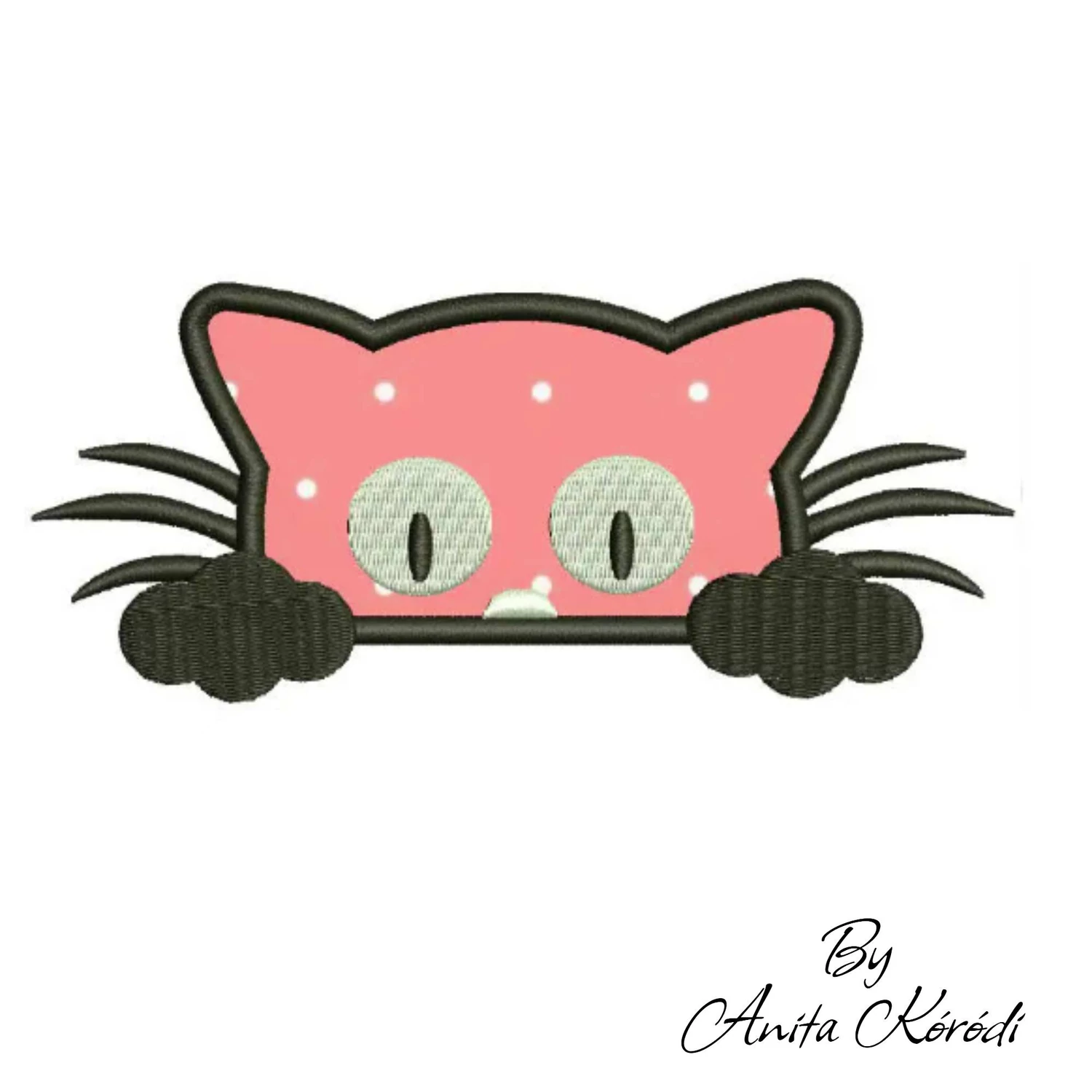 Cat Face Applique