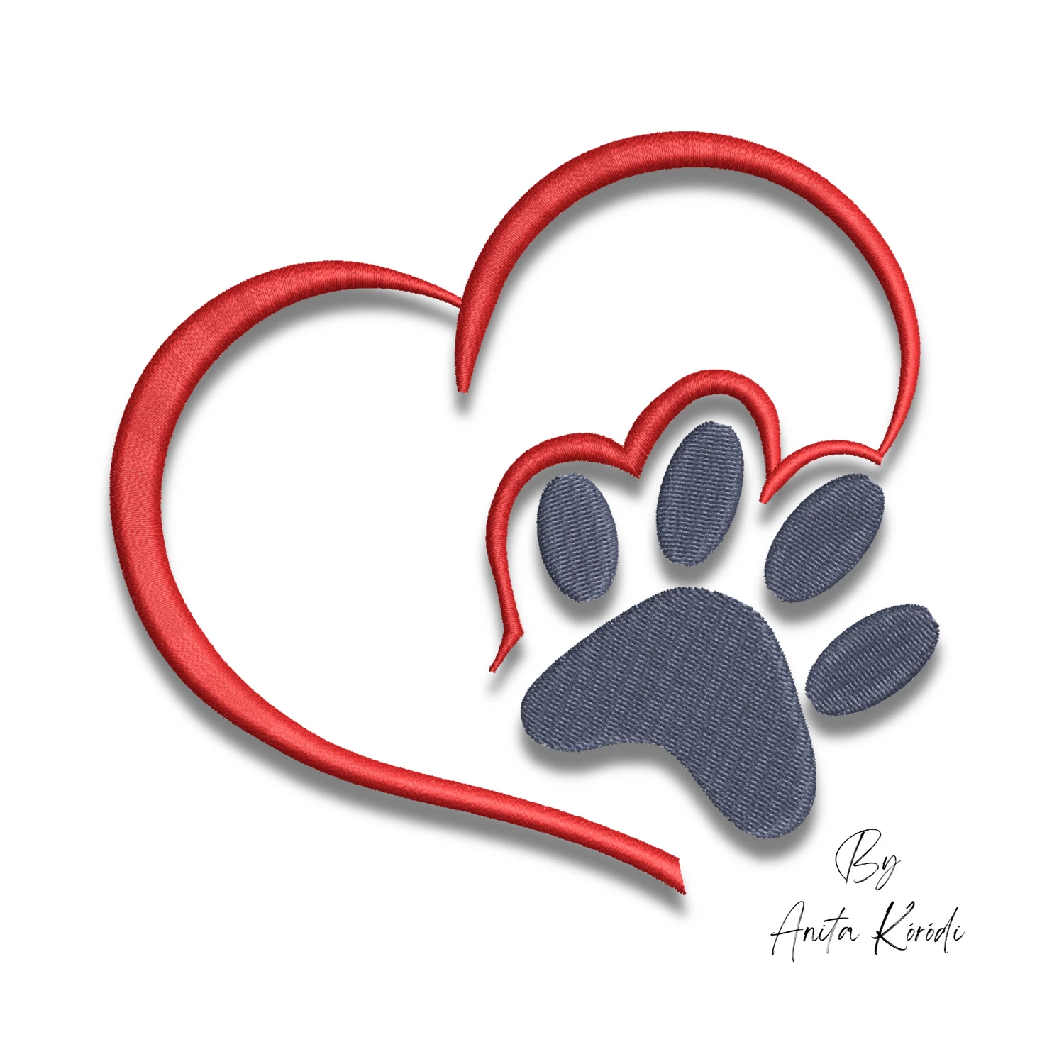 Paw heart