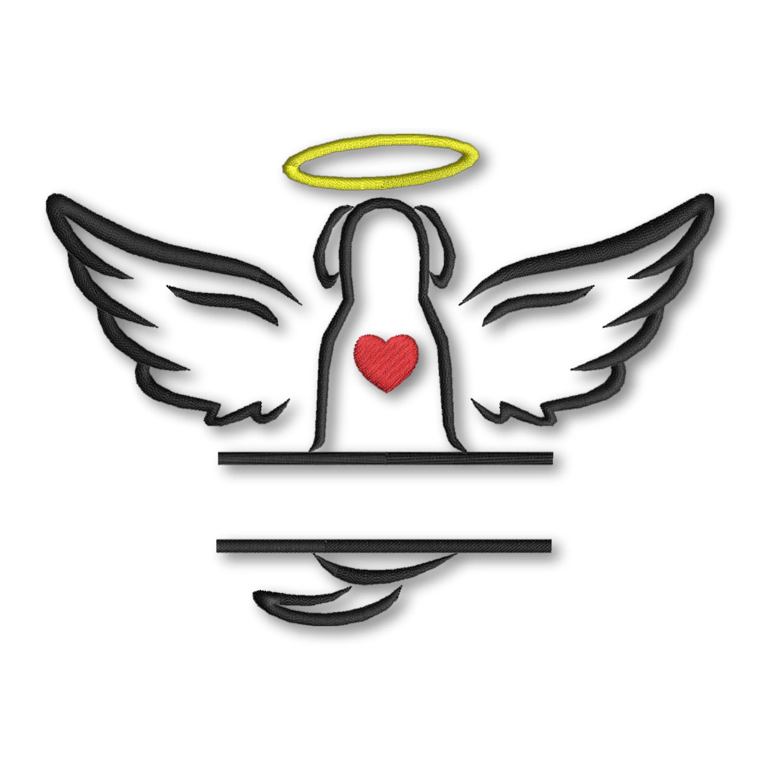 Pet Dog Memorial Angel Wings Loss