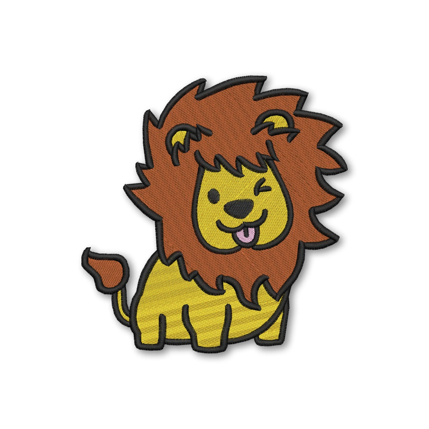 Cute Lion Winking