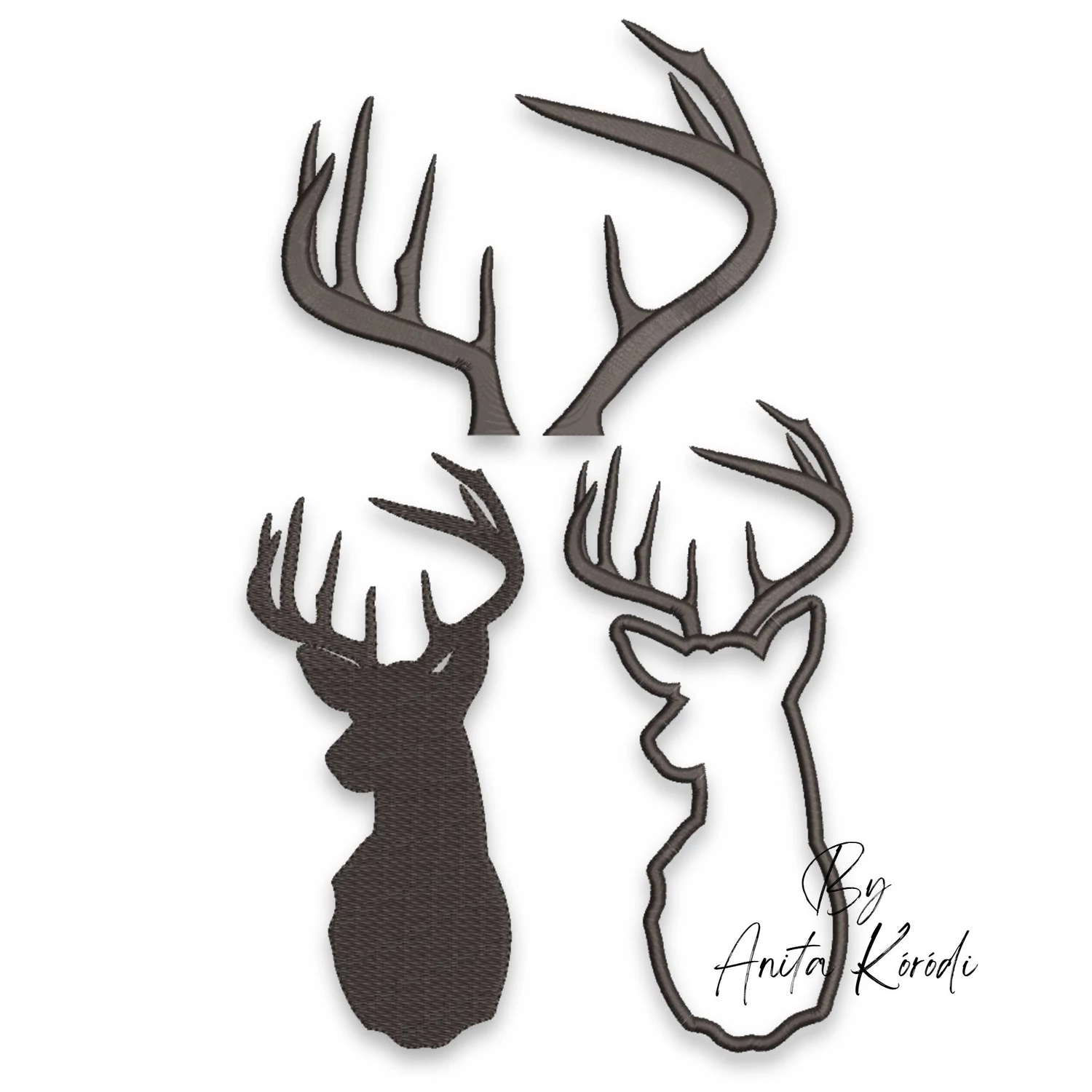 woodland embroidery design