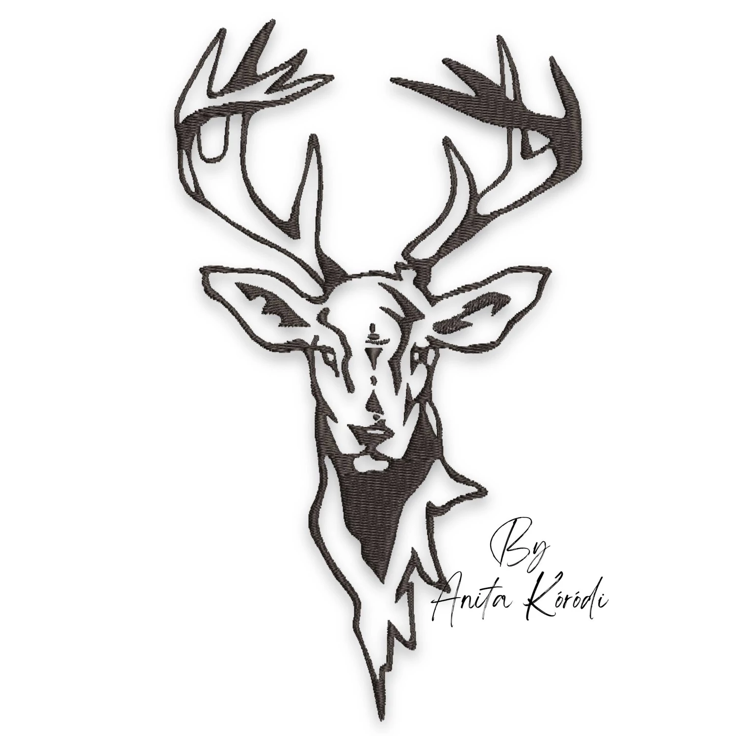 wildlife embroidery design