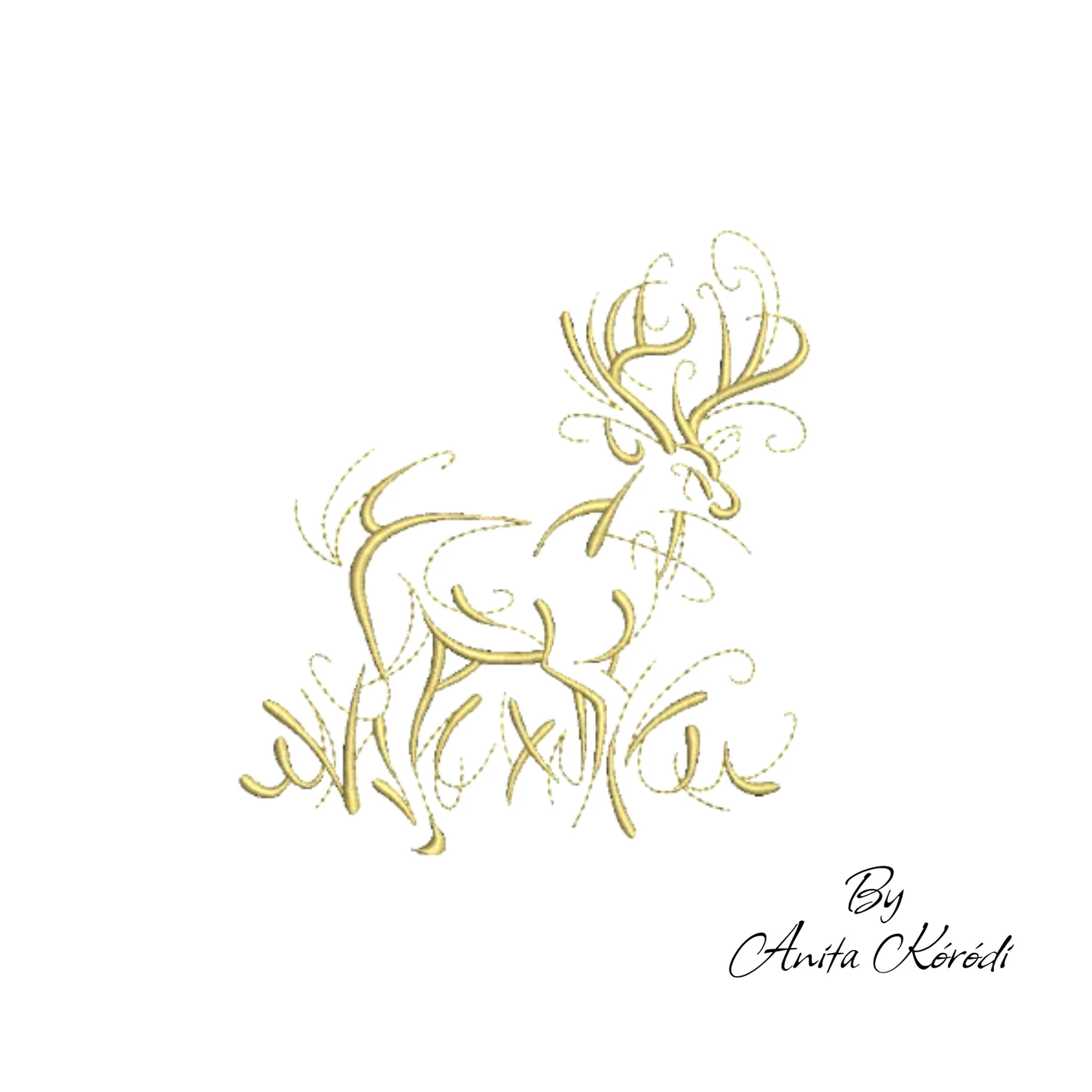 Christmas deer 02
