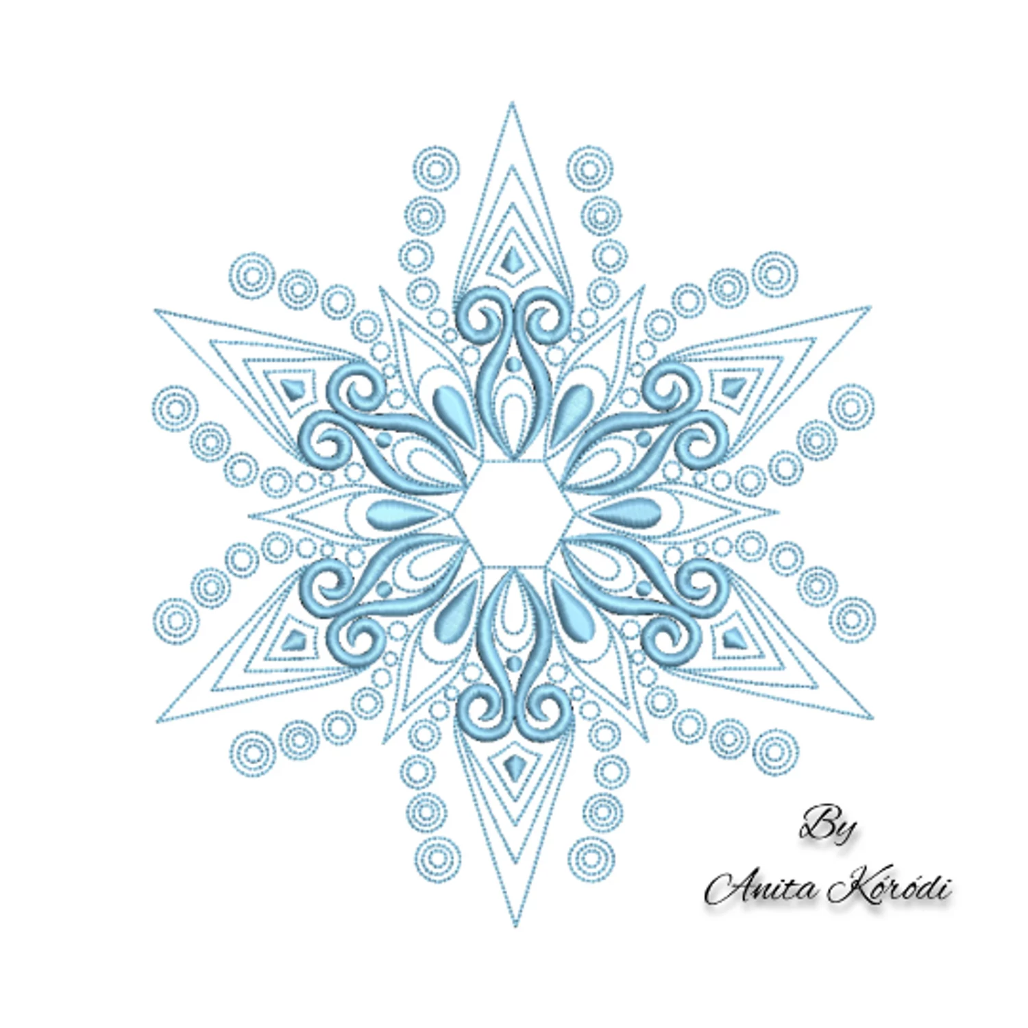 Snowflake02 embroidery
