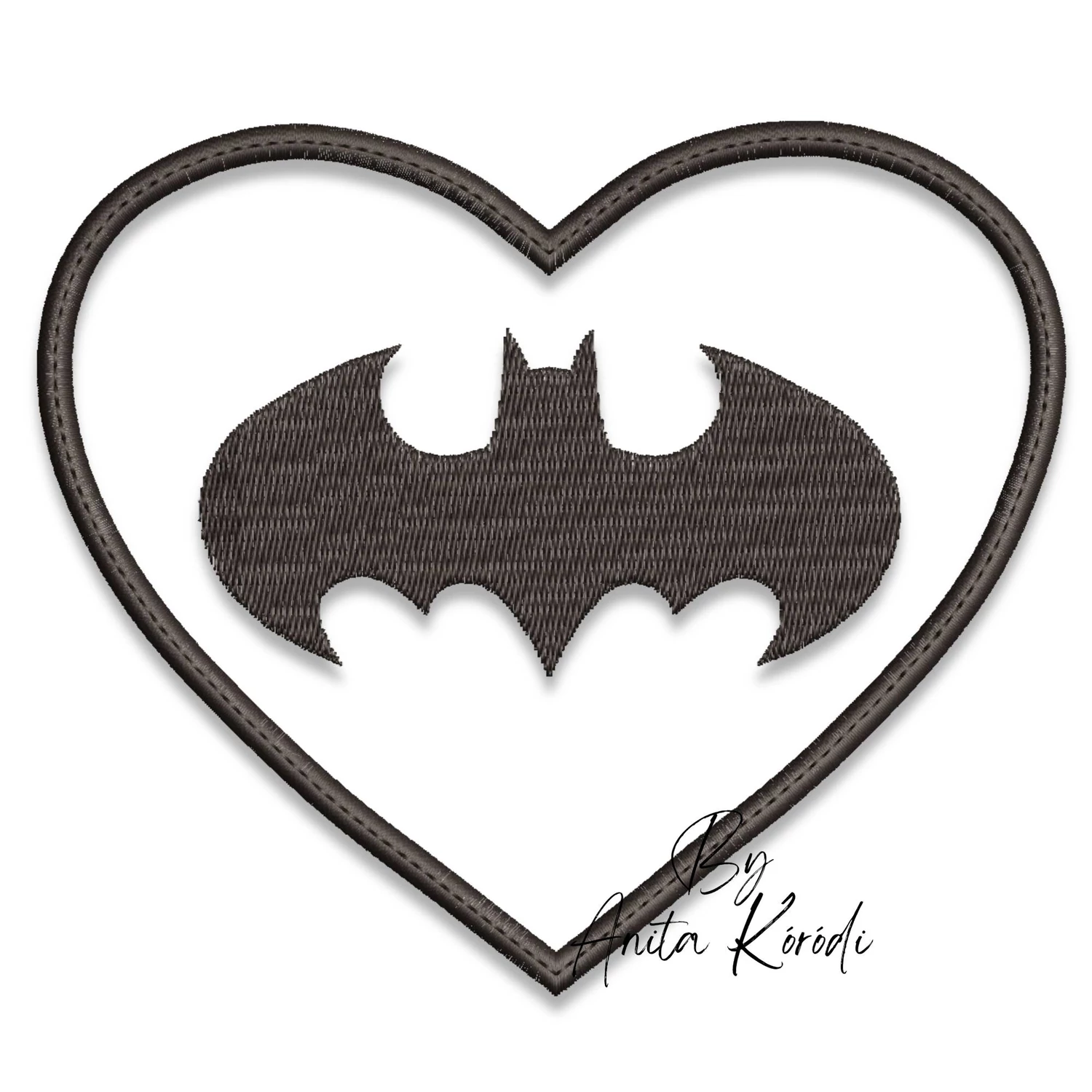 comic embroidery design