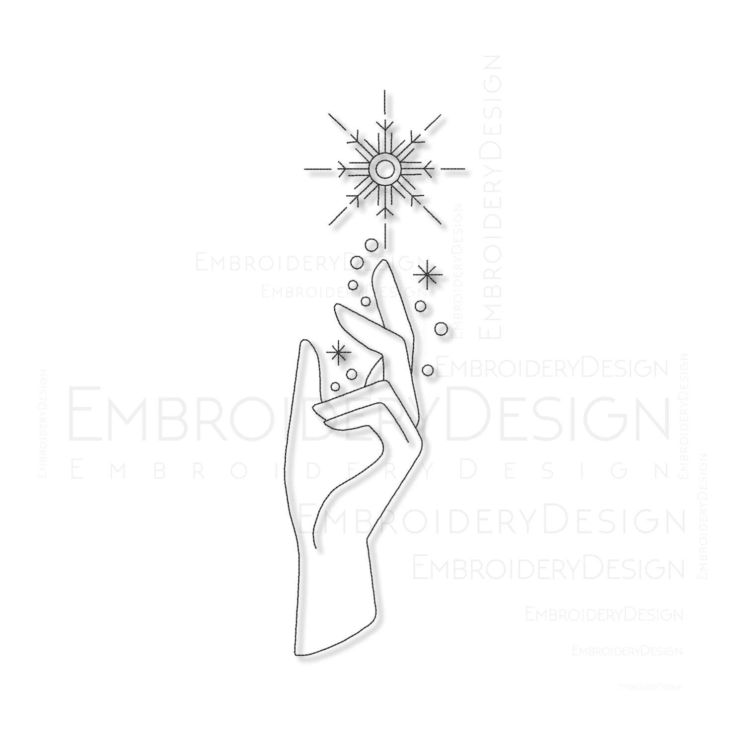 Christmas Hand Celestial 13