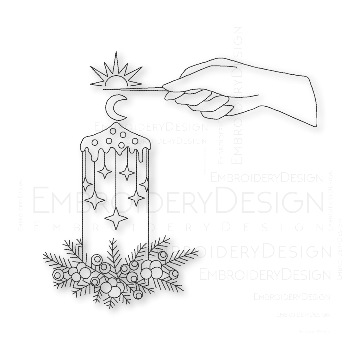 Christmas Hand Celestial 16