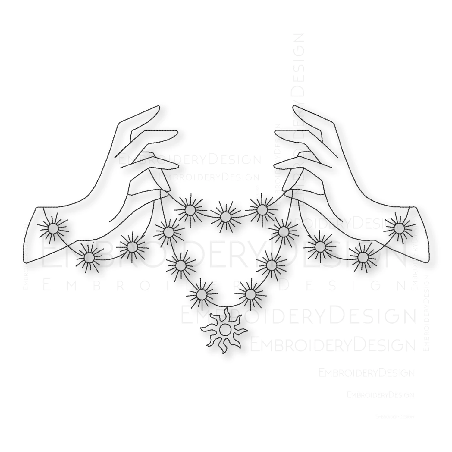 Christmas Hand Celestial 3