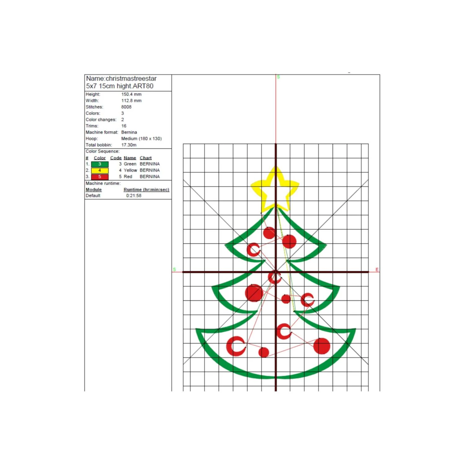 modern christmas pattern