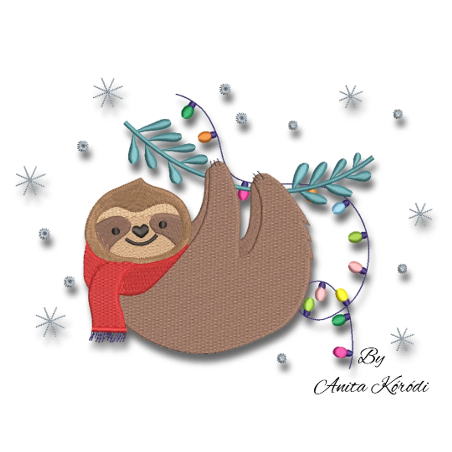 Sloth christmas