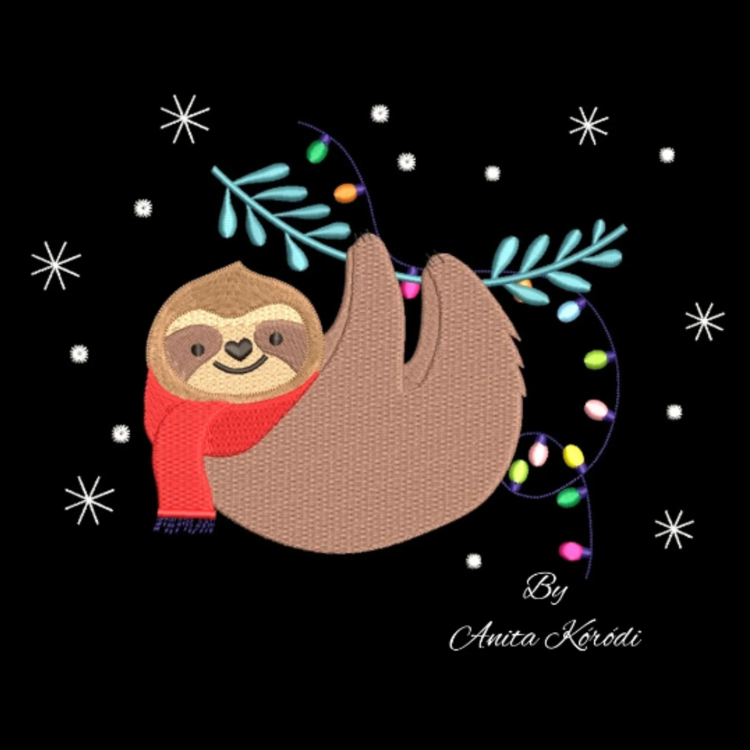 Christmas embroidery