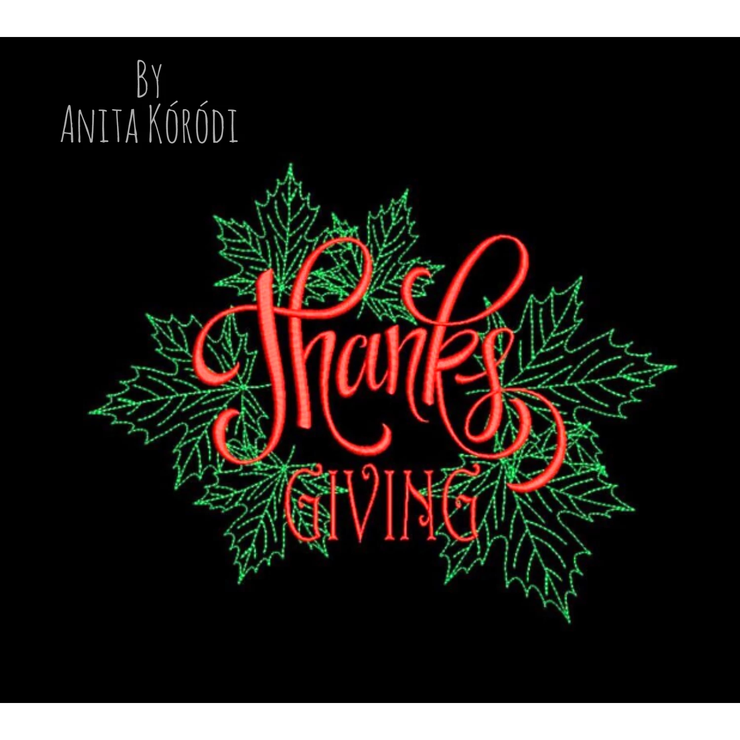 Thanks giving leaf