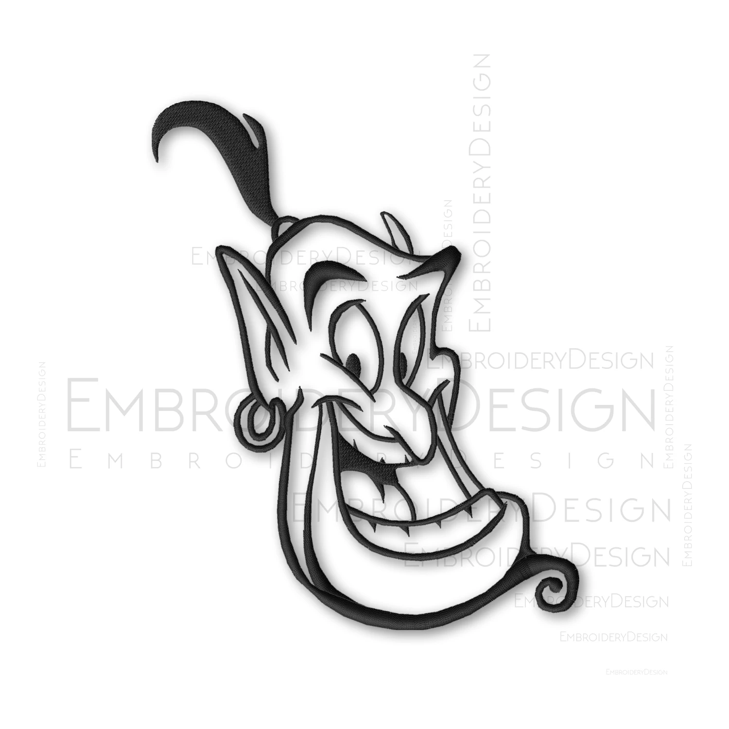 Outline Genie Aladdin