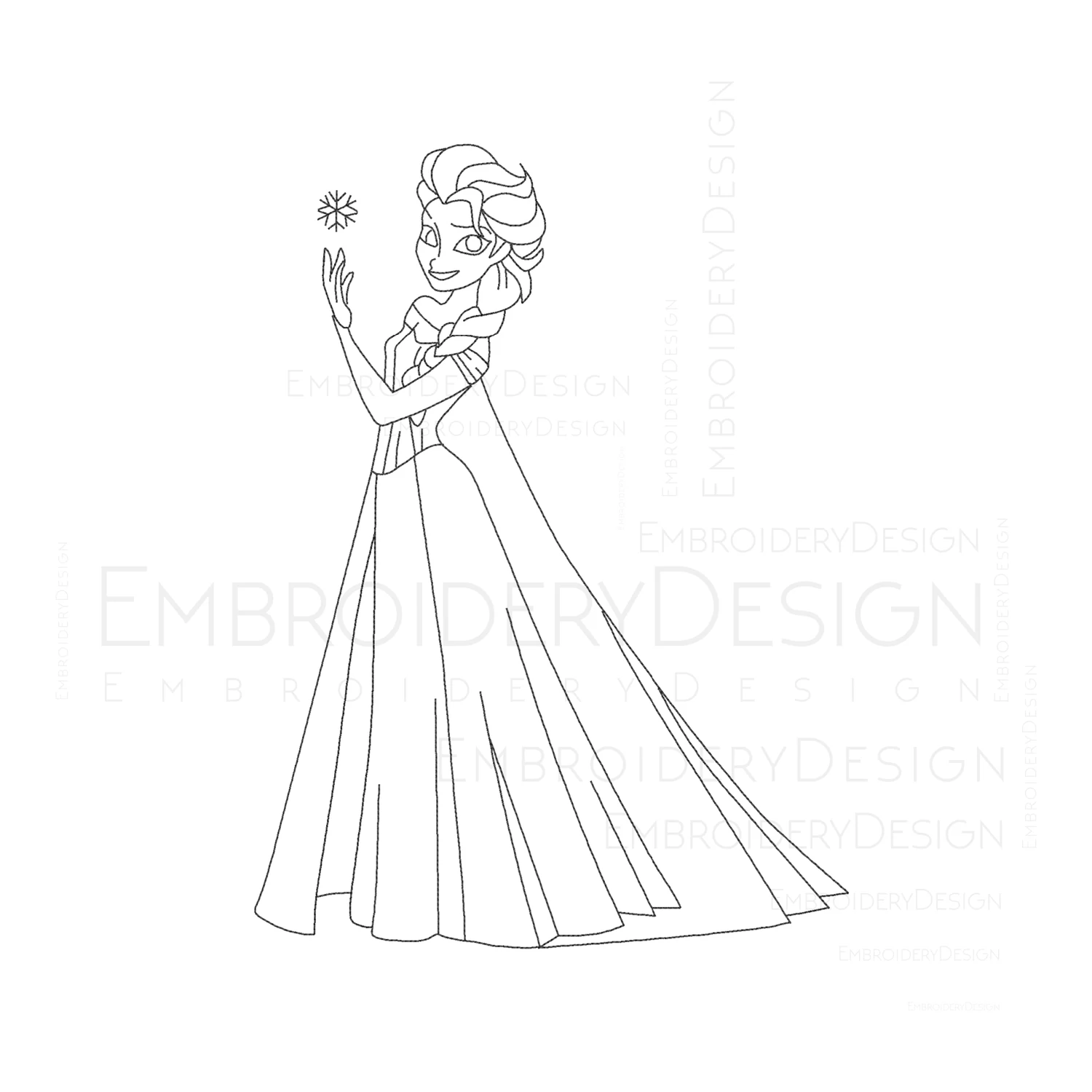 Elsa Frozen Line