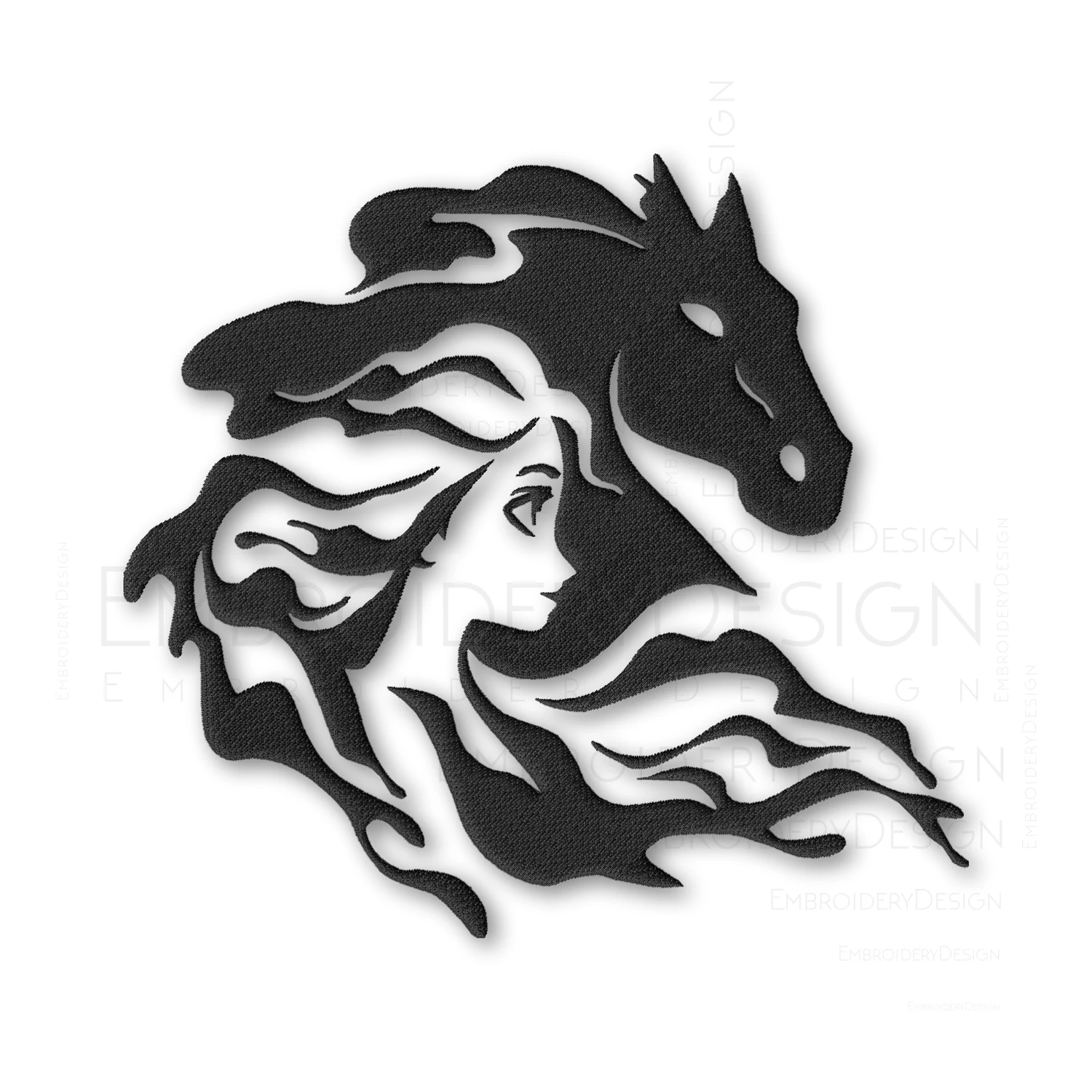 Frozen horse