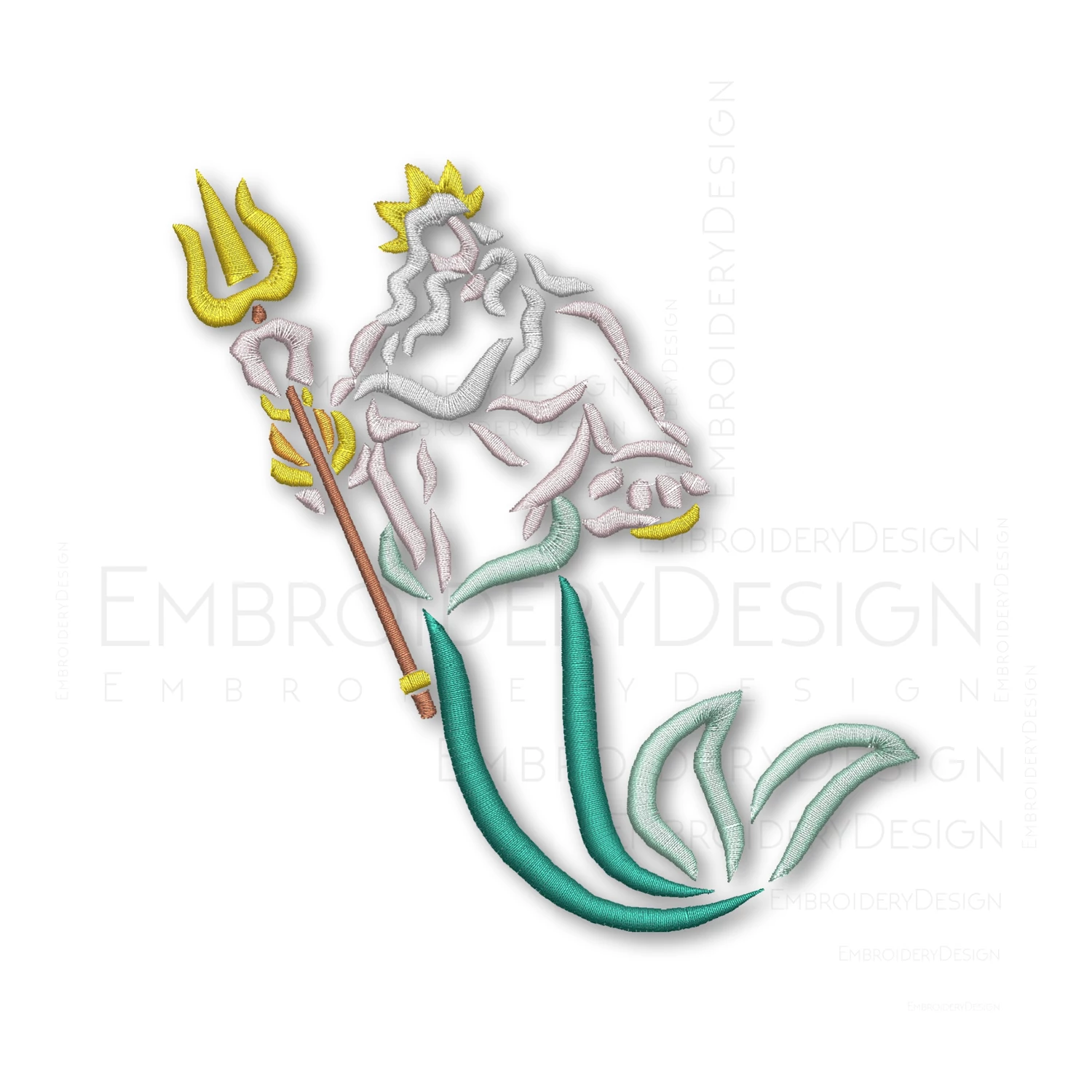The Little Mermaid King Triton