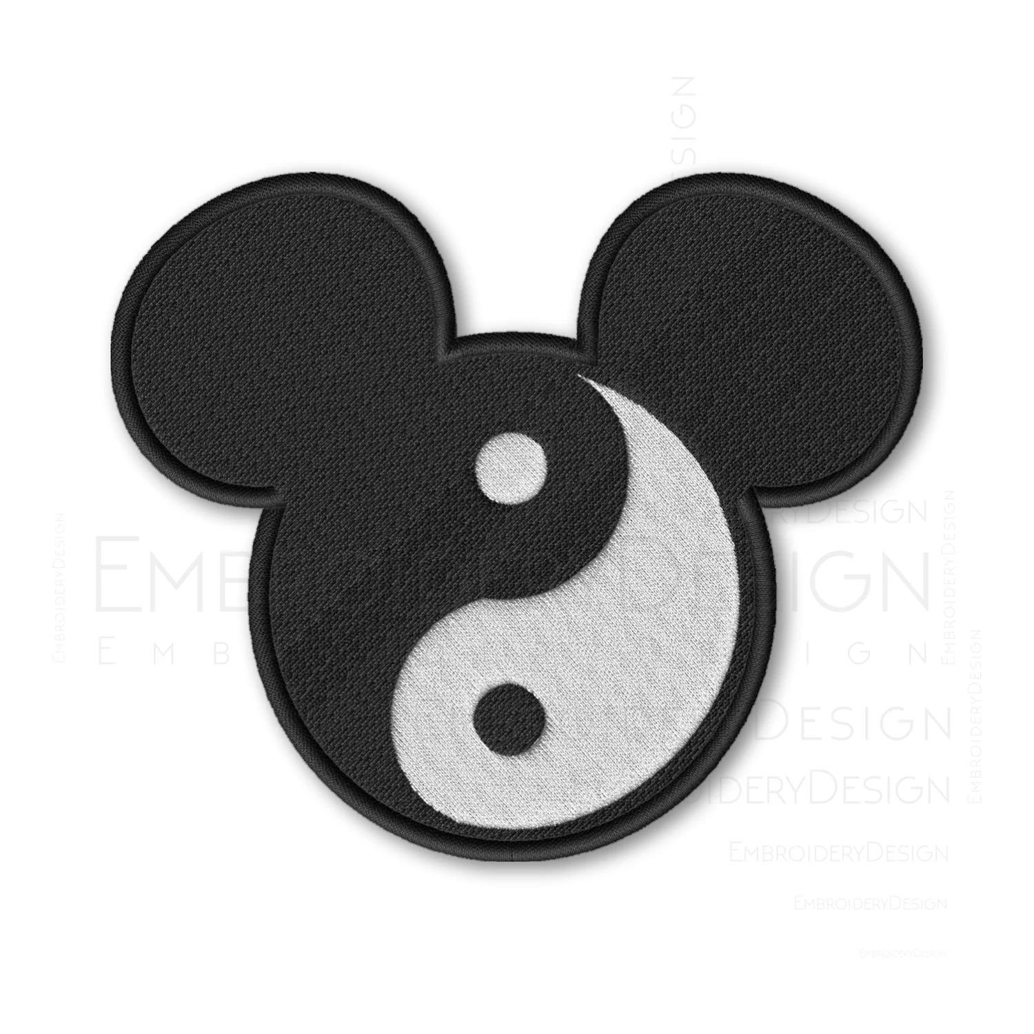 Mickey Mouse Yin Yang Head
