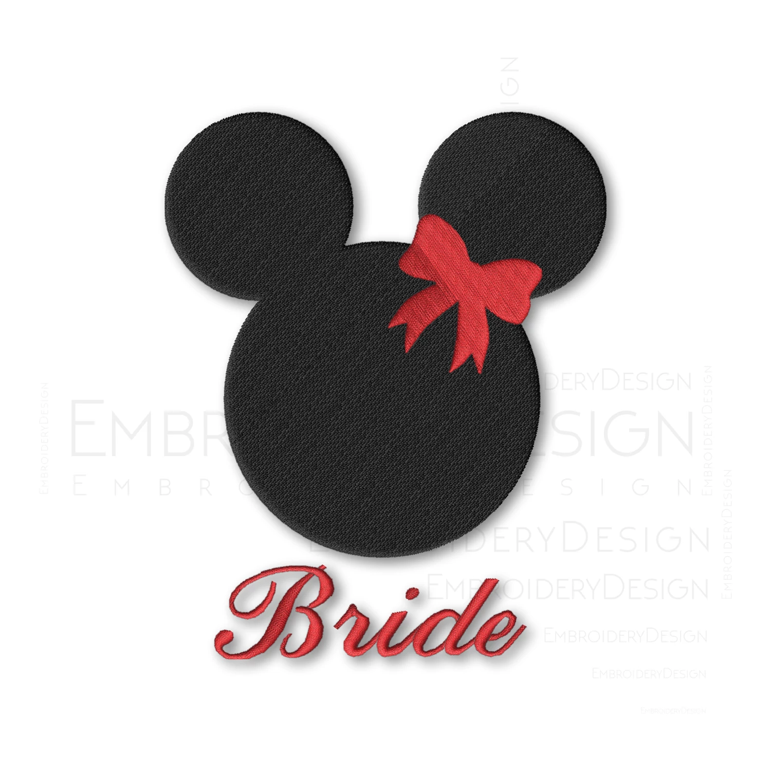 Bride Minnie Mouse Just Married