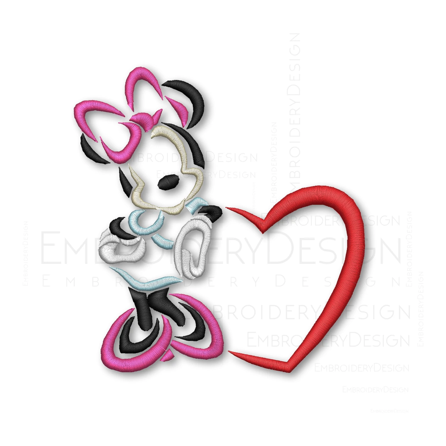 Minni Mouse Heart v2