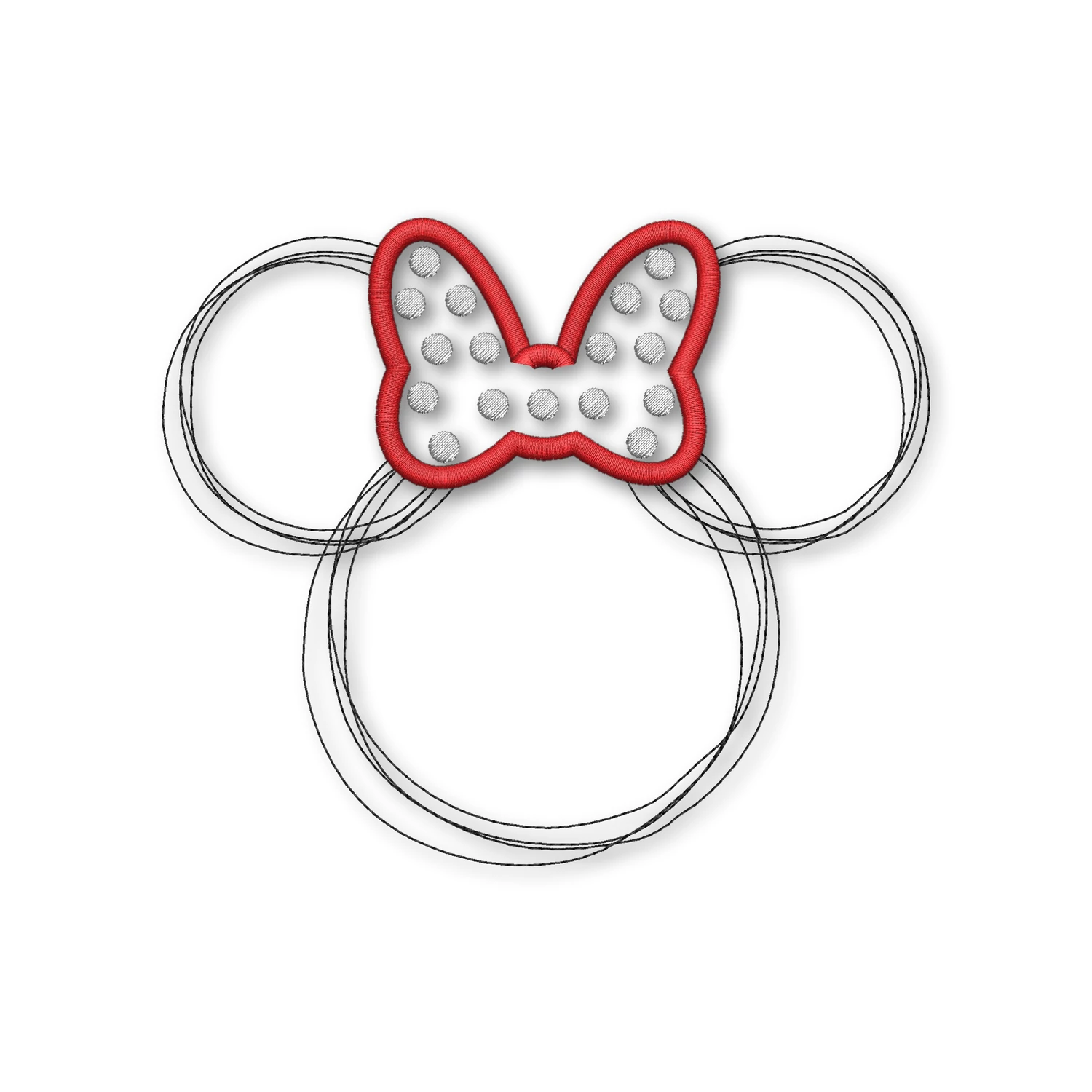 Minnie Mouse Bow Line