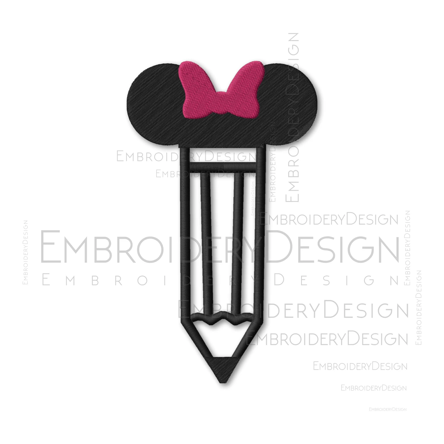 Minnie Mouse School Head Pencil