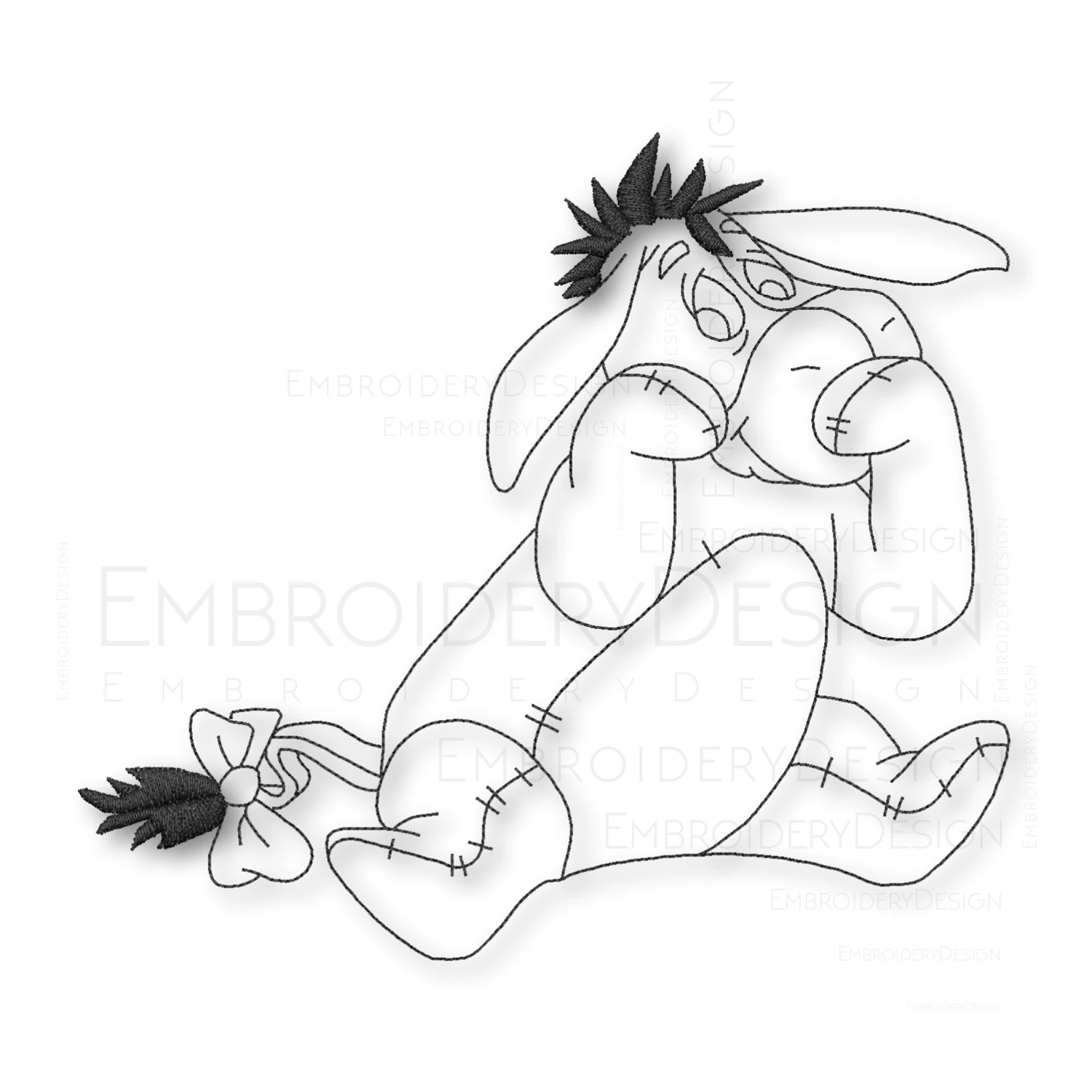Winnie the Pooh Friends Eeyore Line