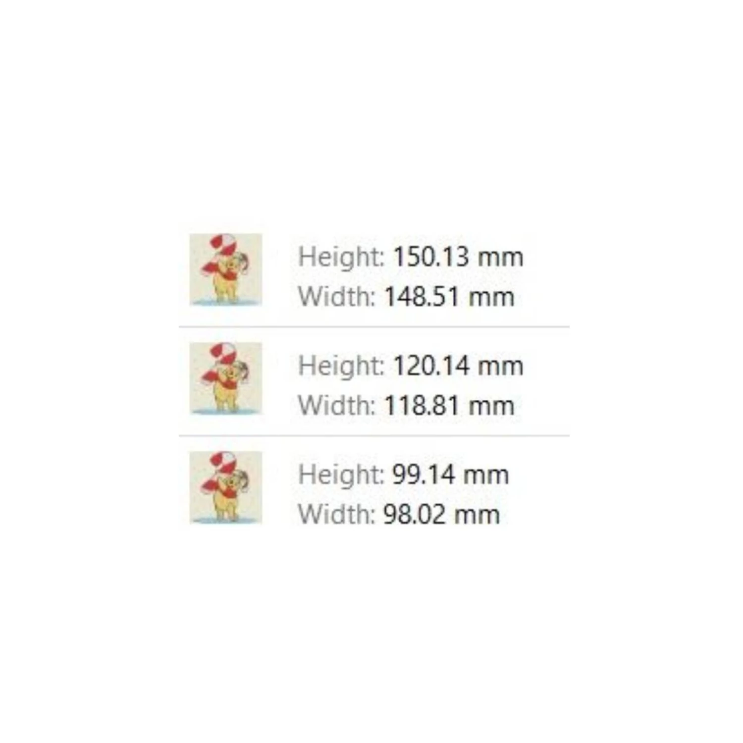 candy cane embroidery