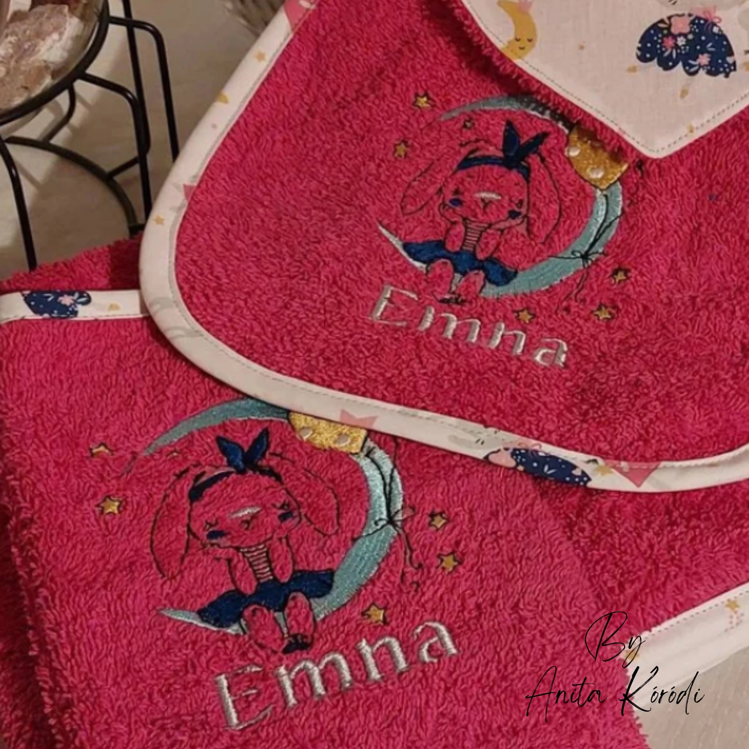 Cute Bunny Embroidery Machine Design