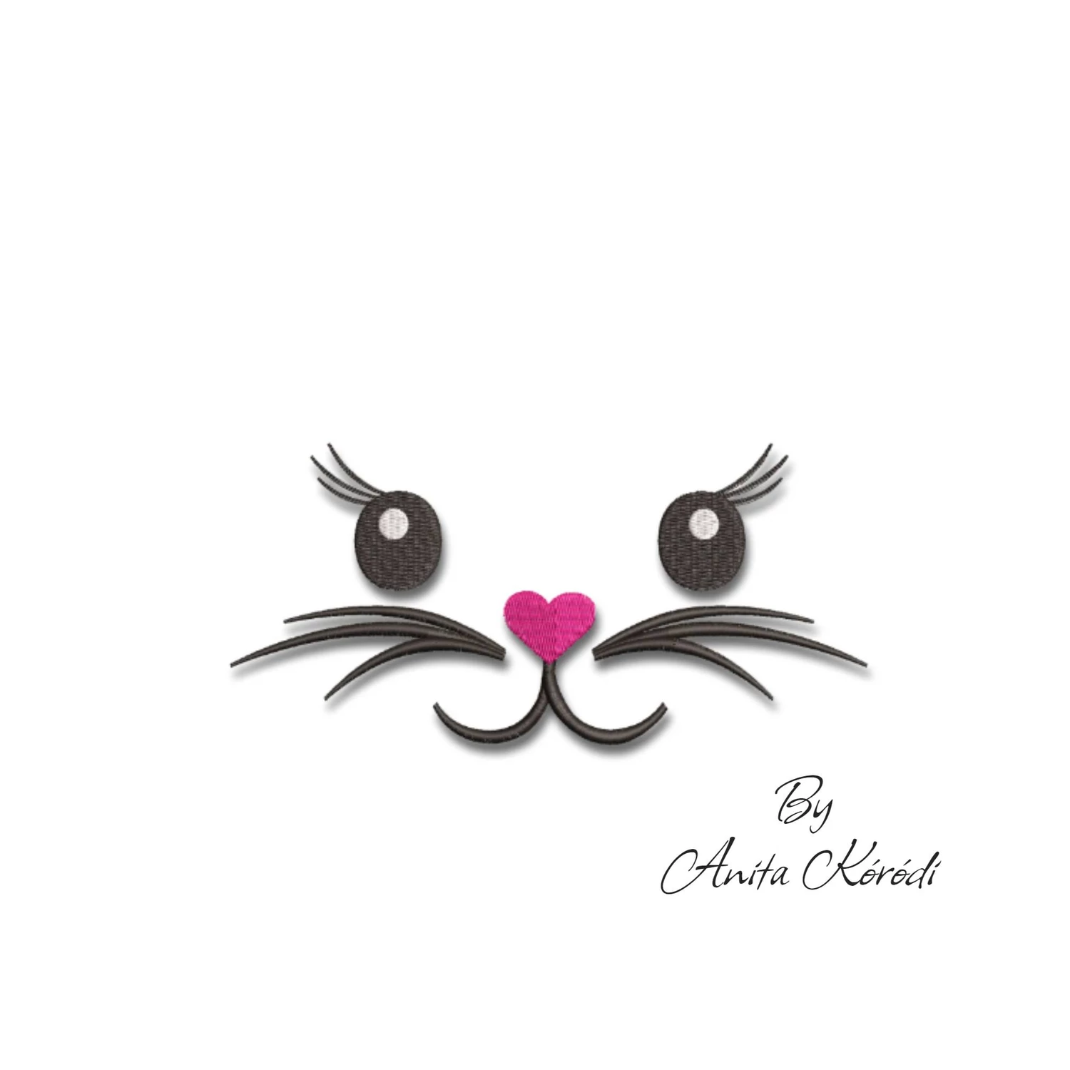 Bunny Face Girl2 Embroidery Machine Design