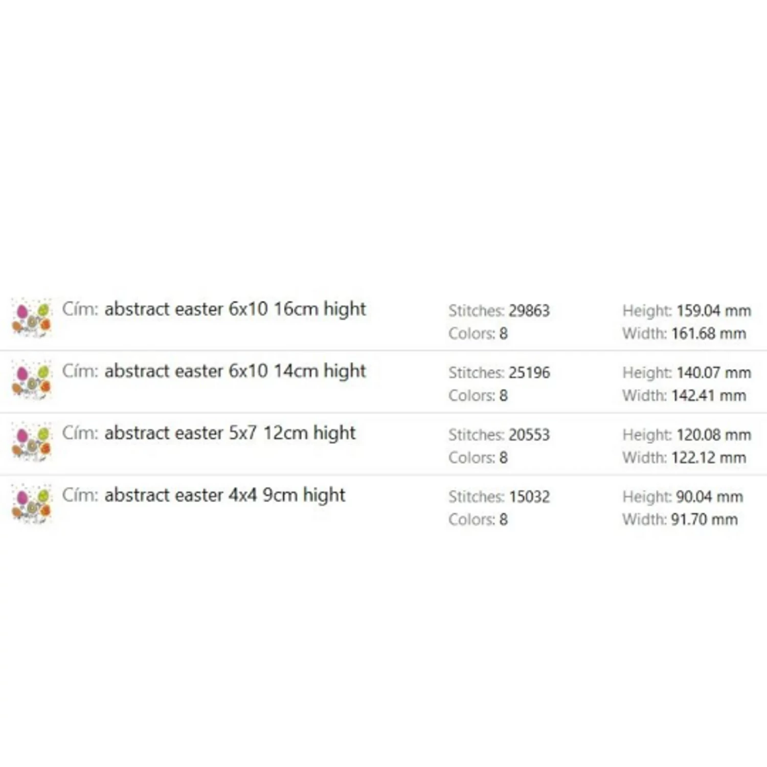 Easter eggs  abstract