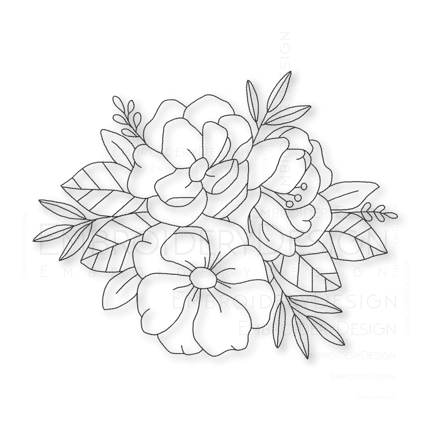 Bouquet wedding border Flower