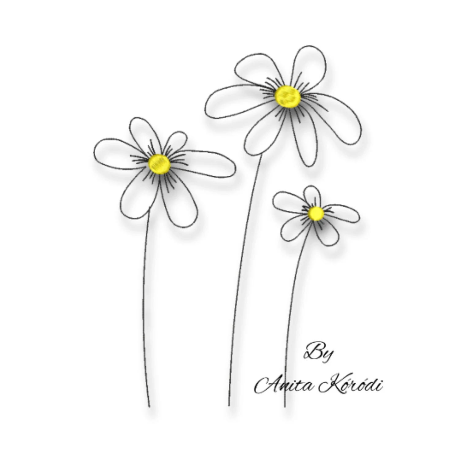 Daisy fill and outline