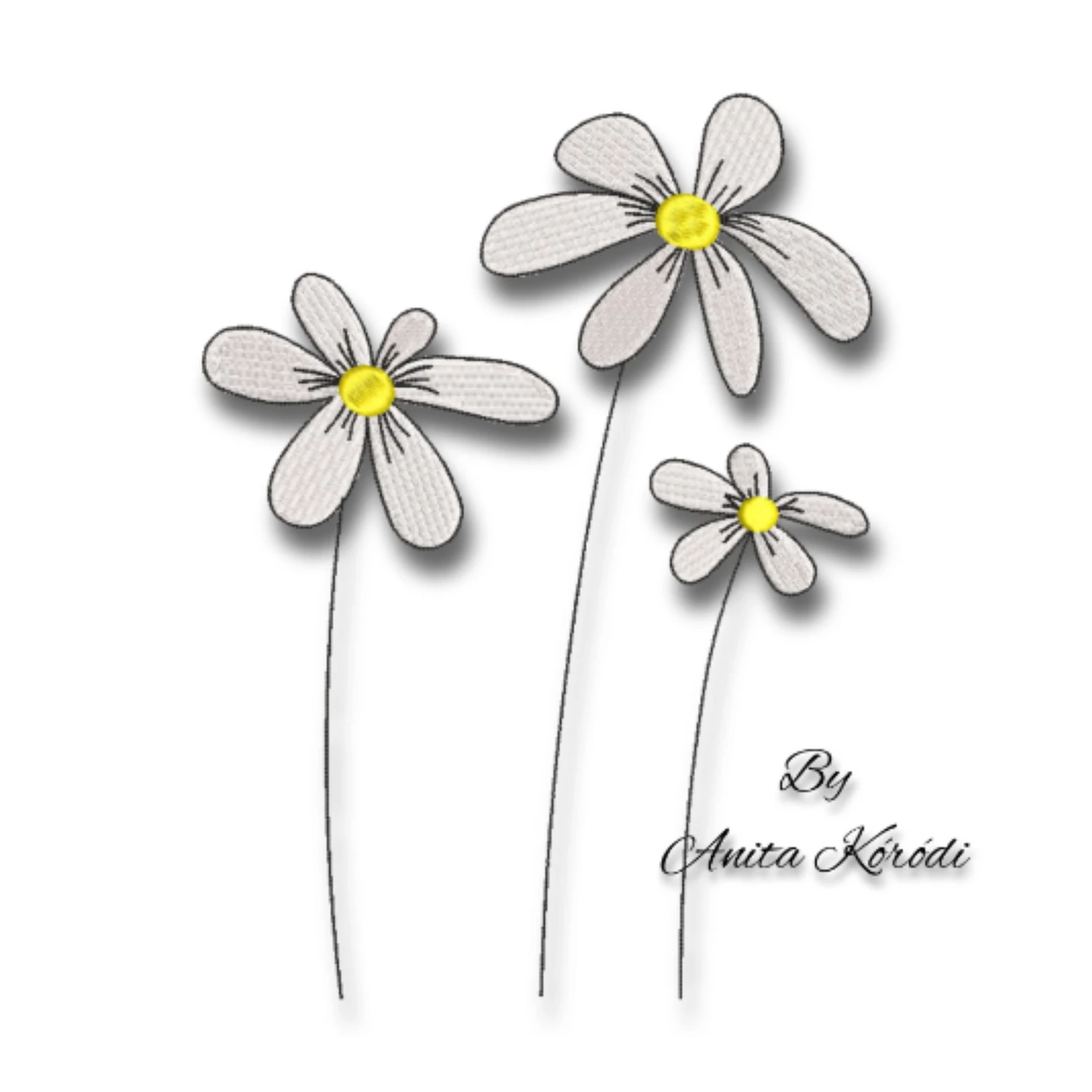 Daisy fill and outline