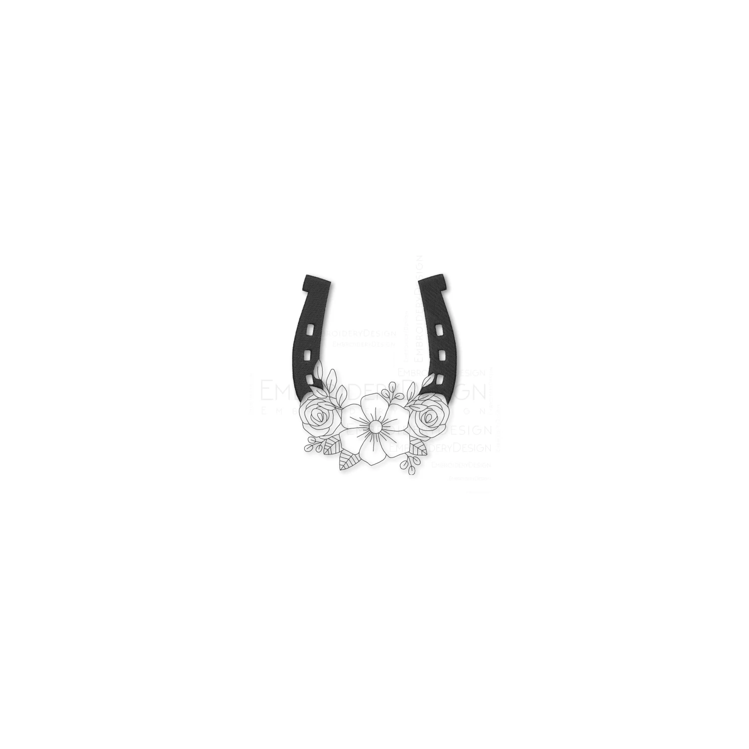 Floral Horseshoe