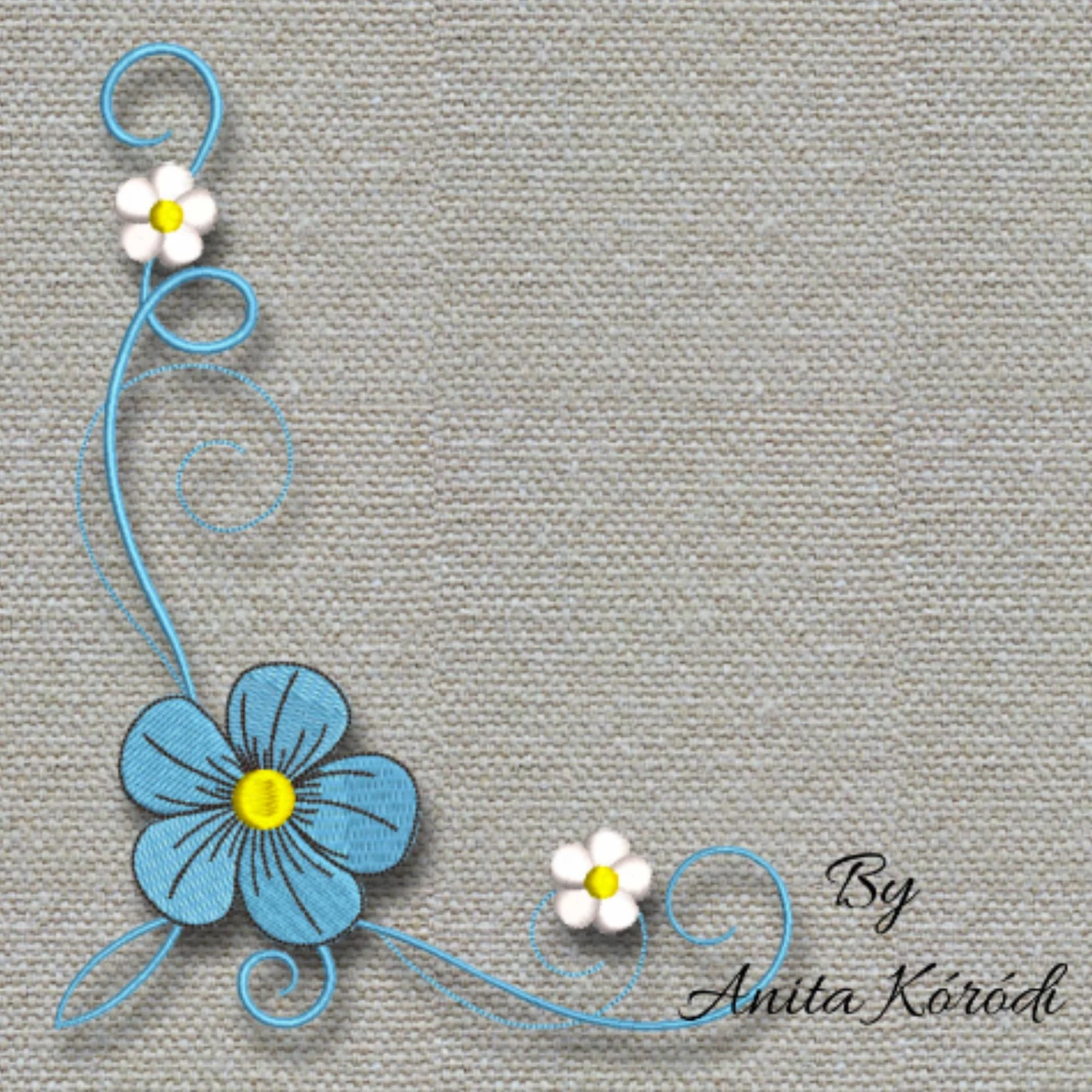 Flowers Blue