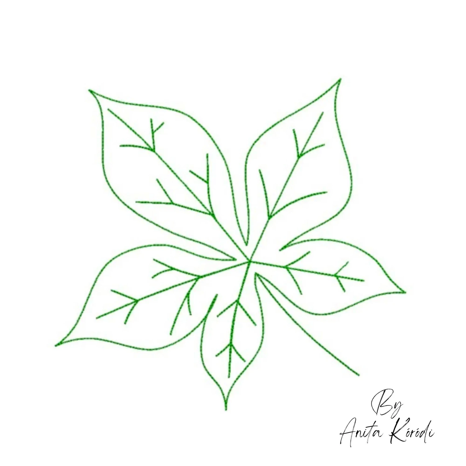 Leaf outline
